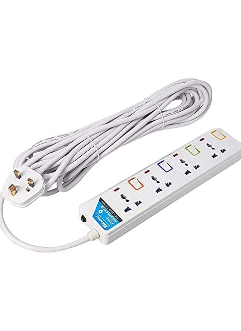 Narken 4 Way Extension Power Strip 3 meter  - Image 1
