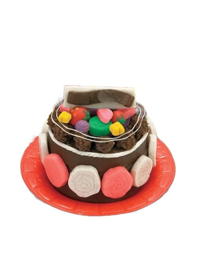 Rally Play Dough Pretend Play Birthday Cake Clay Set Multicolor High Quality 3+ Years - Image 1