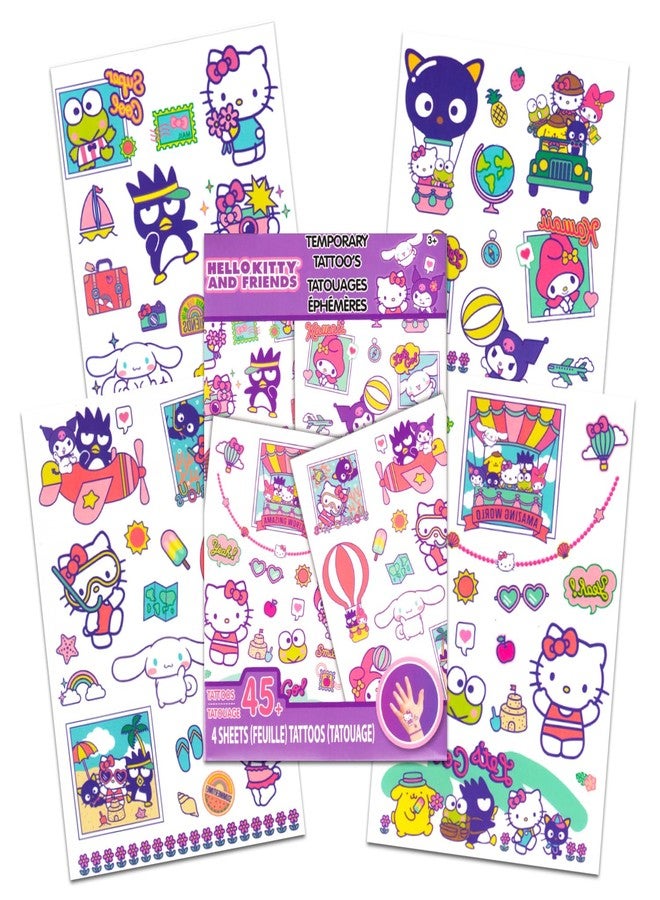 هالو كيتي مجموعة هدايا حفلات هالو كيتي - ١٢ قلم هالو كيتي وأصدقائه، بالإضافة إلى ملصقات، والمزيد | لوازم حفلات سانريو للبنات - Image 4