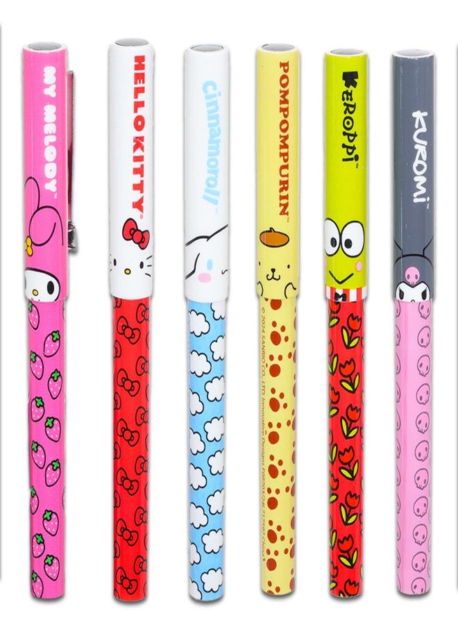 هالو كيتي مجموعة هدايا حفلات هالو كيتي - ١٢ قلم هالو كيتي وأصدقائه، بالإضافة إلى ملصقات، والمزيد | لوازم حفلات سانريو للبنات - Image 2