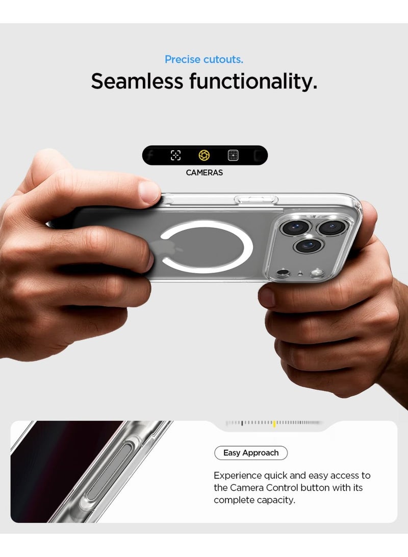 Spigen Ultra Hybrid MagFit iPhone 17 PRO Case Cover with MagSafe (2025) - Frost White - Image 2