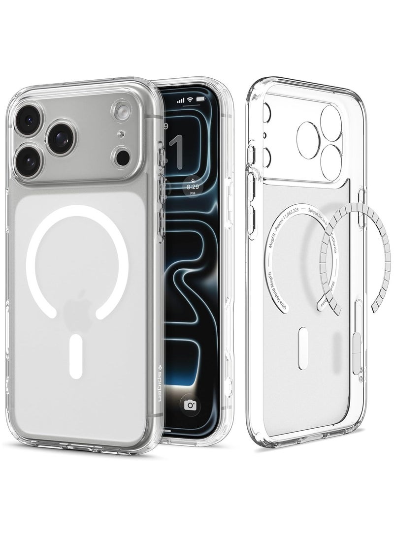 Spigen Ultra Hybrid MagFit iPhone 17 PRO Case Cover with MagSafe (2025) - Frost White - Image 1