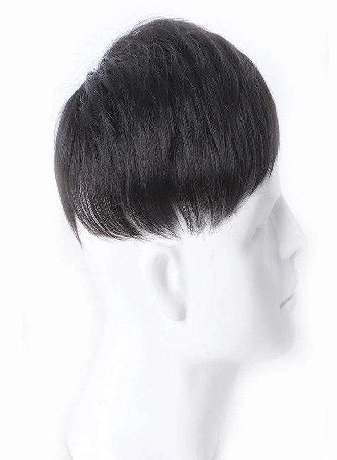 Ritzkart 6x6 Inch Clip-On Topper for Men Natural Looking Synthetic Silk Base Hair Topper for Bald Areas Receding Hairline and Forehead Coverage - Realistic, Lightweight Hair Topper for Men - Image 4
