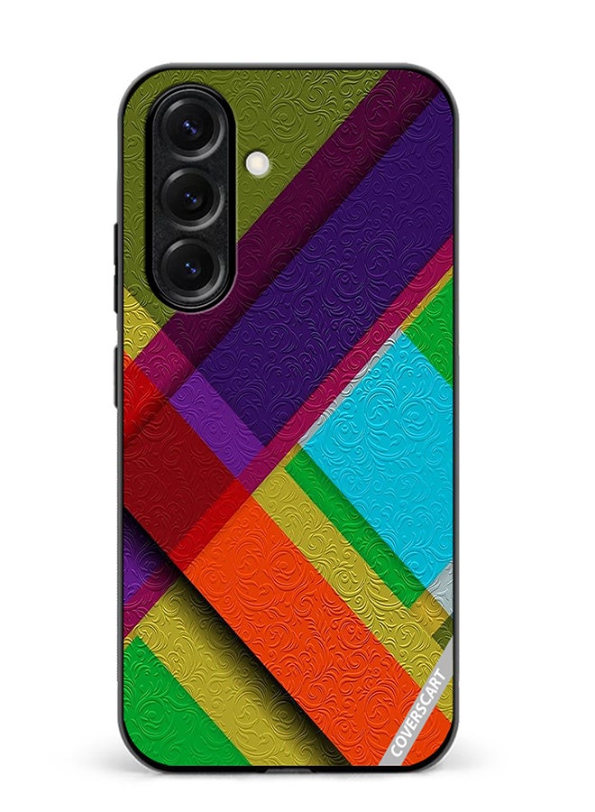VR CREATIVE Protective Case Cover For Samsung Galaxy S25 Plus Vectors Design Multicolour