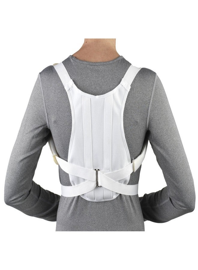 CHAMPION Shoulder Brace Posture Support, White, Large - Image 1