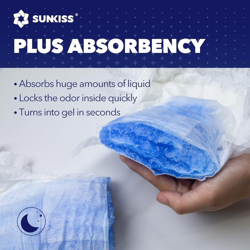 SUNKISS TrustPlus Incontinence Disposable Underwear for Men and Women Adult Pull Ups with Heavy Absorbency Leak Protection Odor Control XLarge Overnight 64 Count 4 Packs of 16 - Image 3