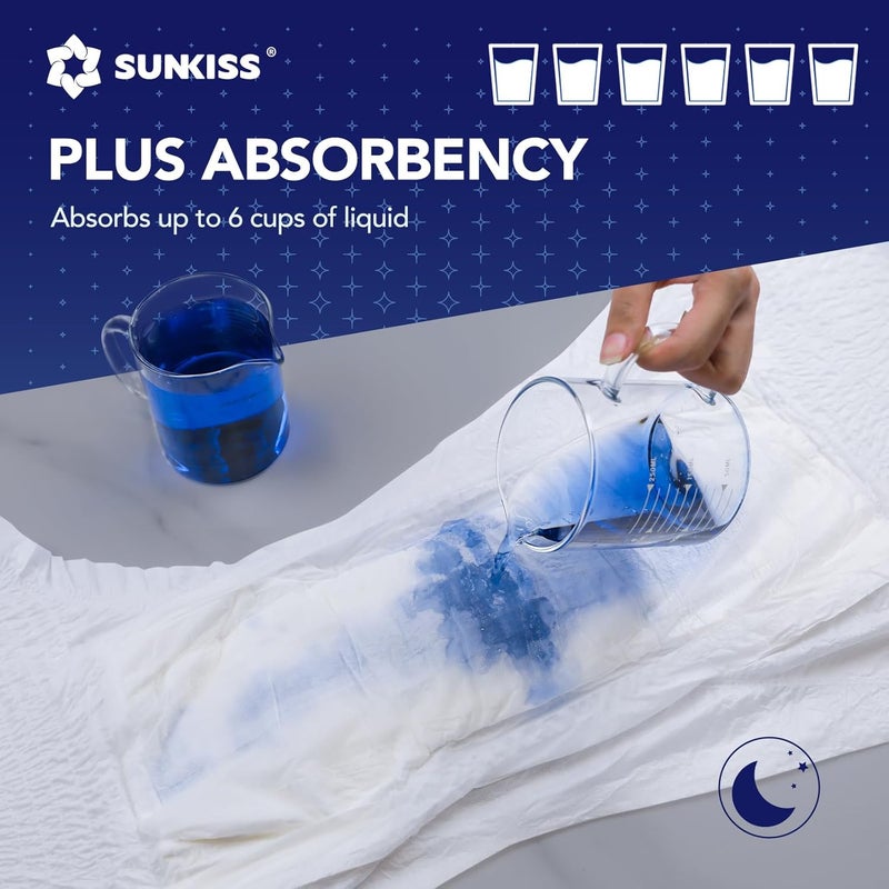 SUNKISS TrustPlus Incontinence Disposable Underwear for Men and Women Adult Pull Ups with Heavy Absorbency Leak Protection Odor Control XLarge Overnight 64 Count 4 Packs of 16 - Image 2