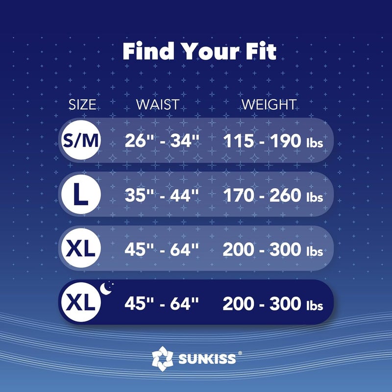 SUNKISS TrustPlus Incontinence Disposable Underwear for Men and Women Adult Pull Ups with Heavy Absorbency Leak Protection Odor Control XLarge Overnight 64 Count 4 Packs of 16 - Image 5