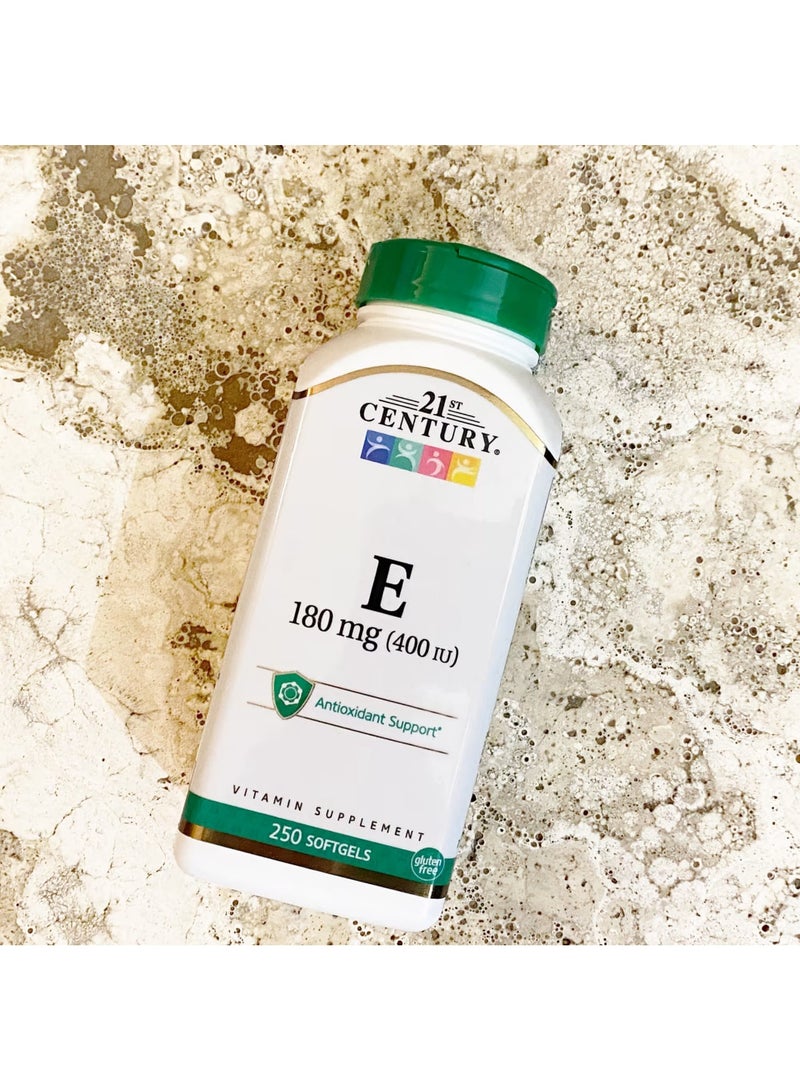 21st Century Vitamin E 180 mg 250 Softgels - Image 2