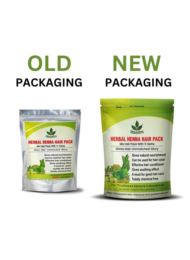 Havintha Amla Reetha Shikakai Methidana Powder Shampoo And Herbal Henna Powder (227G+227G) - Image 4