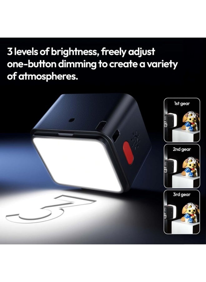 يولانزي ضوء فيديو ULANZI DG01 مغناطيسي بتقنية LED مع منفذ Cold Shoe، سطوع قابل للتعديل، درجة حرارة لون ‎5600K، مزود ببطارية قابلة للشحن بسعة ‎500mAh - Image 2