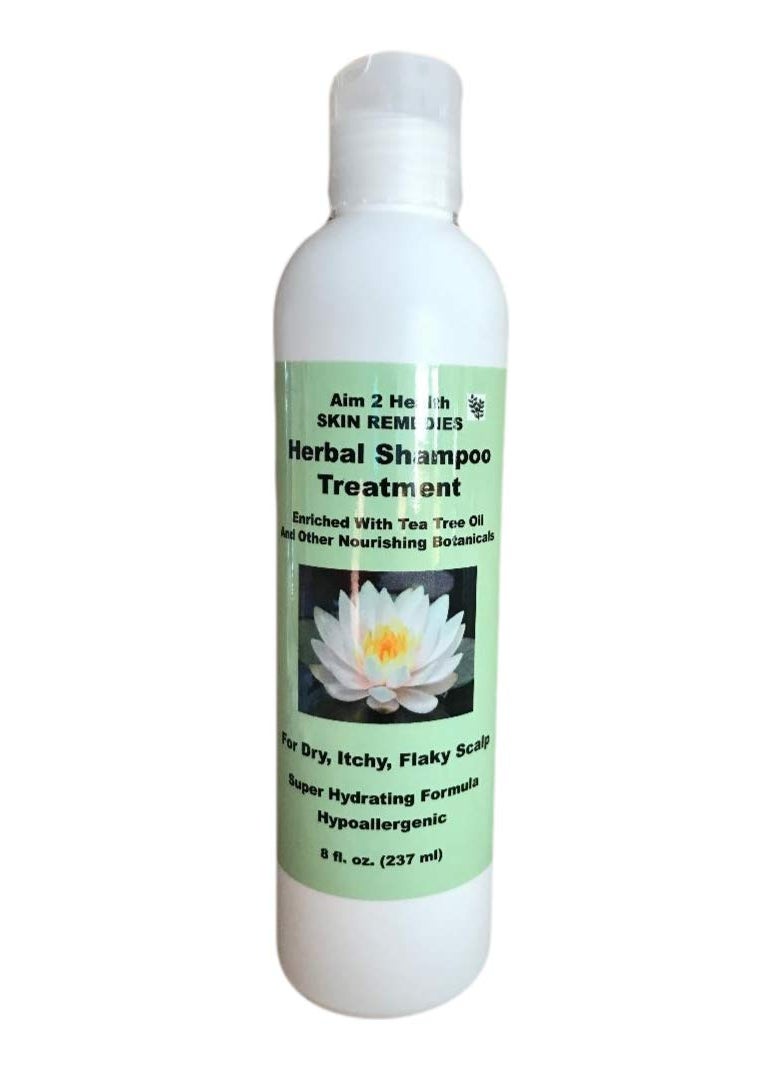 aim 2 health - Herbal Shampoo Treatment With 5 Urea 8 oz Natural Moisturizing Shampoo - Image 1