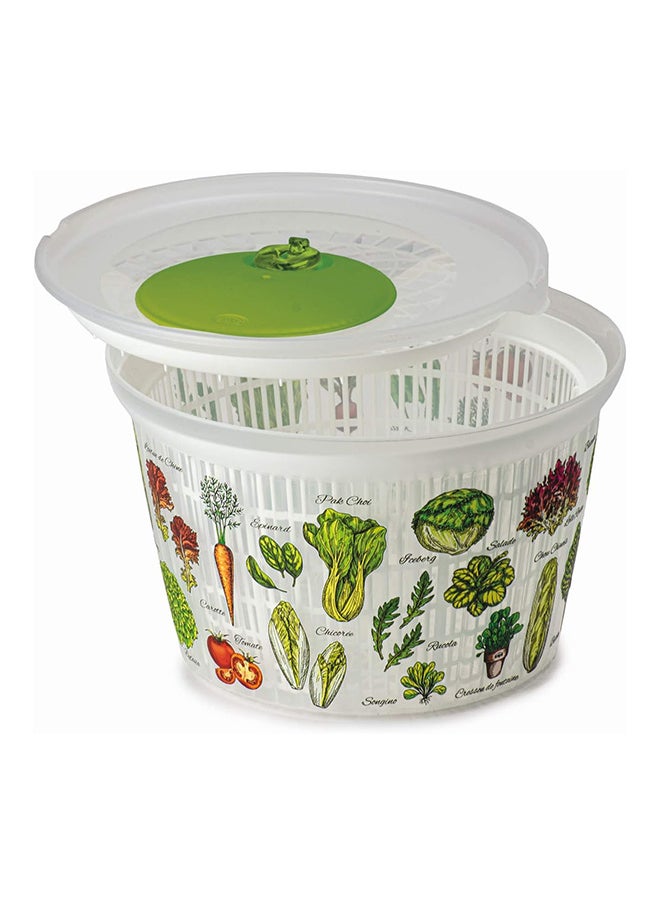 Snips Snips Spinner 4 Lt Salad Centrifuge Spinner Made In Italy Salad Decoration, Multicolor, 020396, Sn-020396  - Image 2