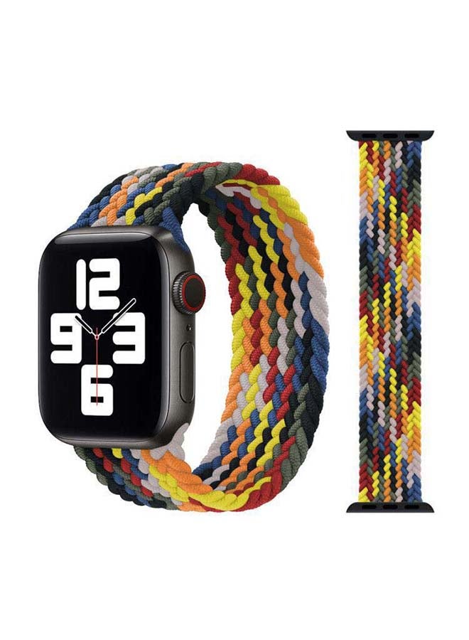 Perfii Braided Solo Band for Apple Watch Series 1/2/3/4/5/6/SE 44/42mm Multicolour - Image 1