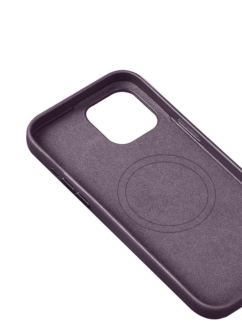 Techie حافظة جلدية لأيفون 16 برو مع ميغ سيف - مارون - Image 4