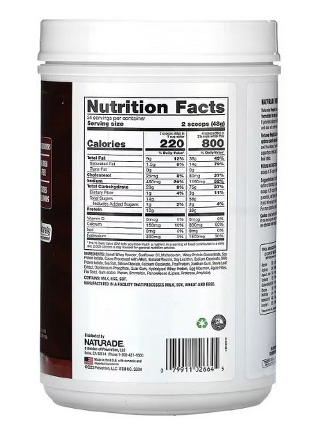 Naturade Weight Gain Chocolate 2.5 lb 1.2 kg - Image 2