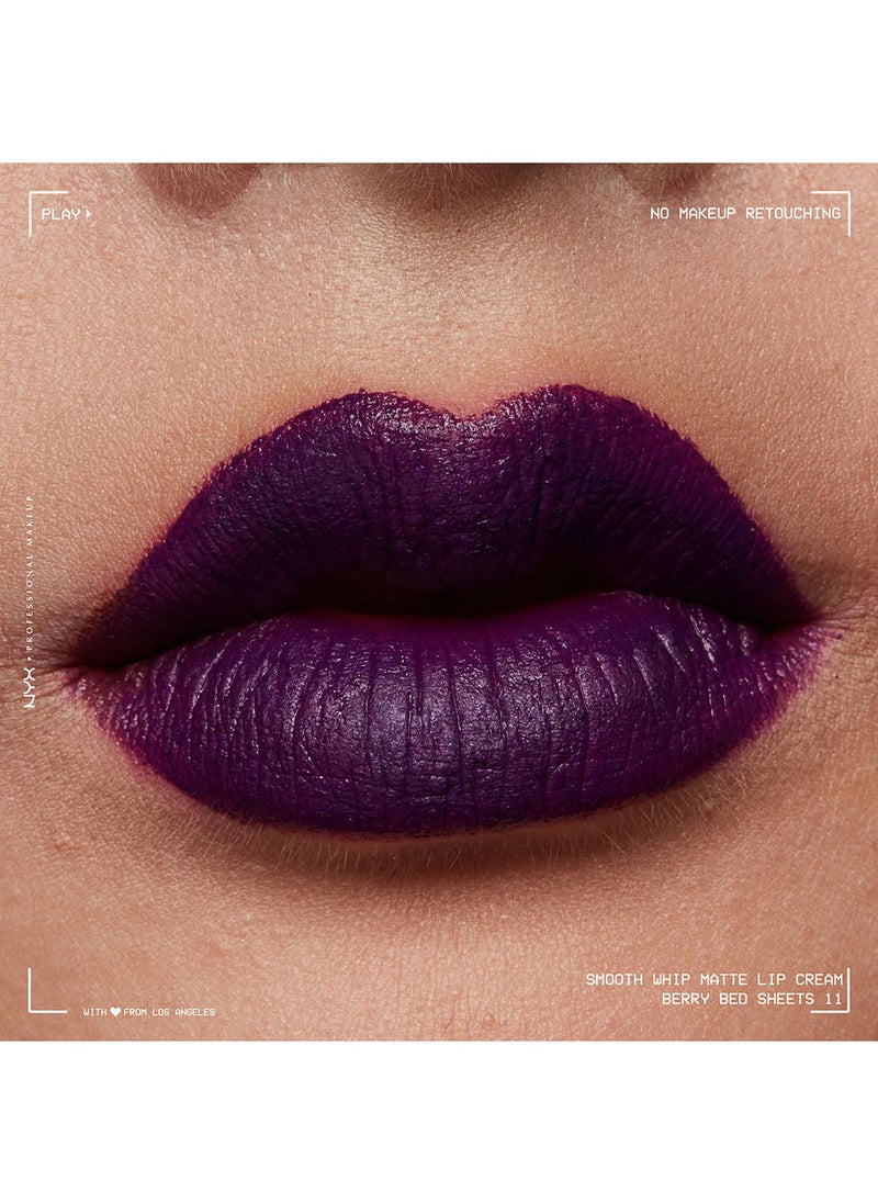 NYX PROFESSIONAL MAKEUP - Smooth Whip Matte Lip Cream - Berry Bed Sheets - Image 1