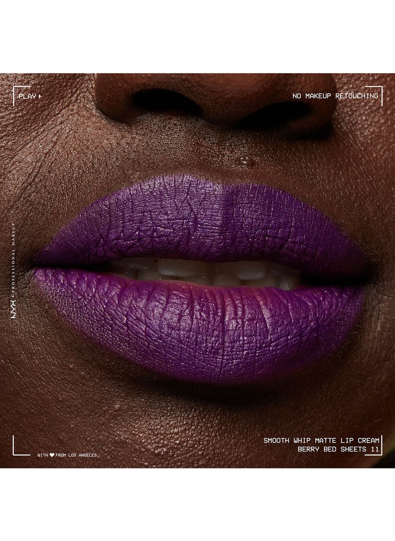 NYX PROFESSIONAL MAKEUP - Smooth Whip Matte Lip Cream - Berry Bed Sheets - Image 1