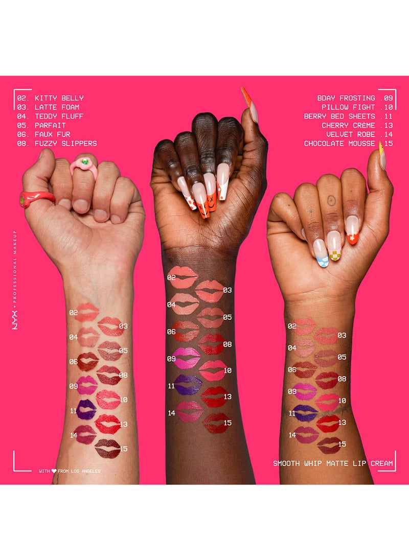 NYX PROFESSIONAL MAKEUP - Smooth Whip Matte Lip Cream - Berry Bed Sheets - Image 1
