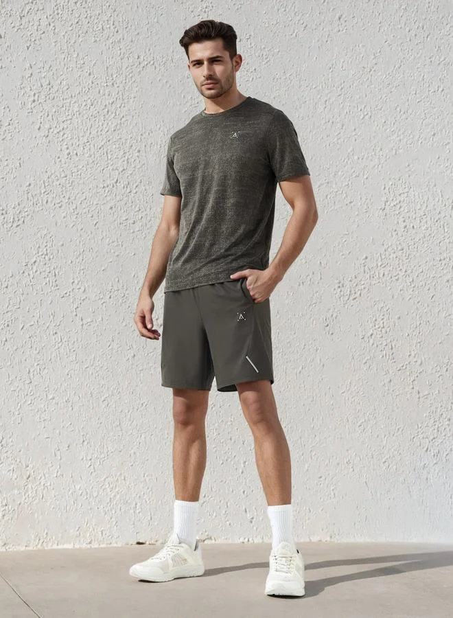 ADOT by Splash Panel Detail Performance Shorts with Drawstring Waist