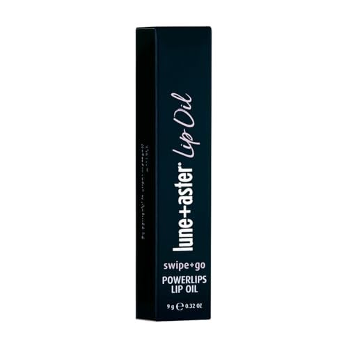 Lune+Aster Powerlips Lip Oil | Non-Tinted Lip Oil Adds Shine And Deep Hydration - Clear - Image 2