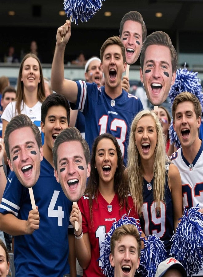EZISHIPS Big Head Cutout on Stick – 6–18 Inch Custom Photo for Parties, 3PCS - Image 3
