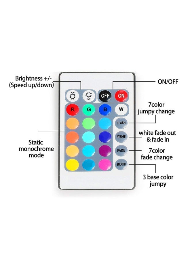 Daytoyz Battery Powered LED Strip Lights, 24-Keys Remote Controlled, DIY Indoor and Outdoor Decoration, 6.56ft Waterproof - Image 4