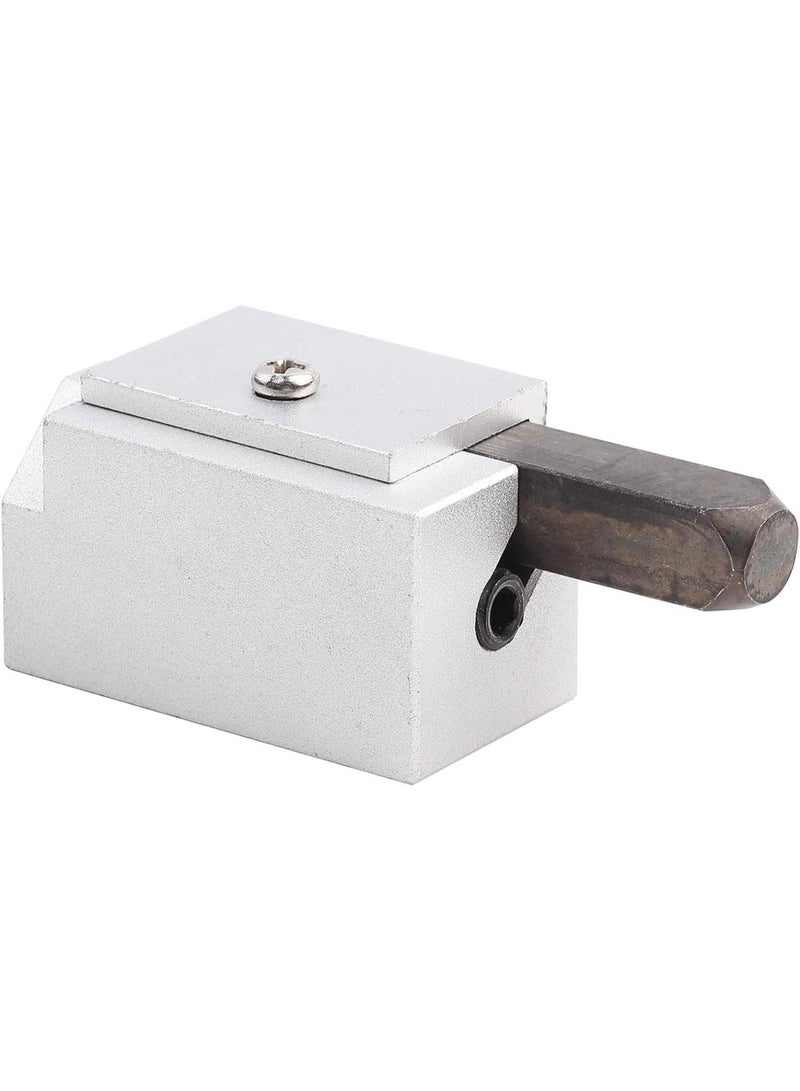 GGOOT Aluminium Alloy Square Embedded Hinge Door Lock Groove Angle Chisel Woodworking Tool for DIY Hand Tool Hardware Door Hinge  - Image 1