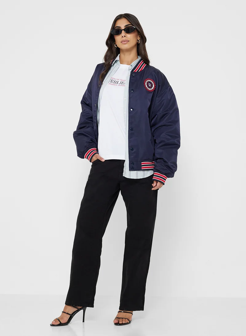 Guess Jeans Logo Detail Oversized T-shirt