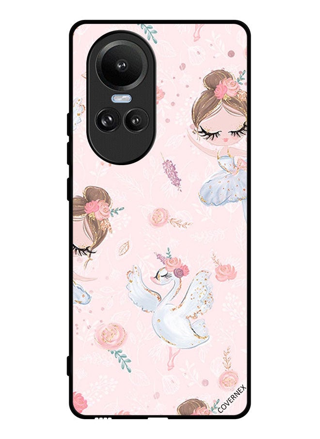 Covernex - Protective Case Cover For Oppo Reno10 Pro Doly Girl And Flowers - Image 1