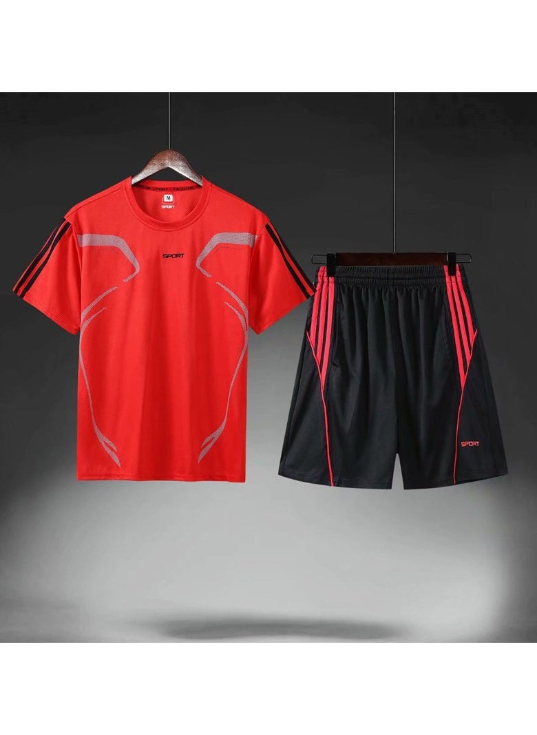 KUYING Fitness Ice Silk Speed Drying Sportswear Set  - Image 1