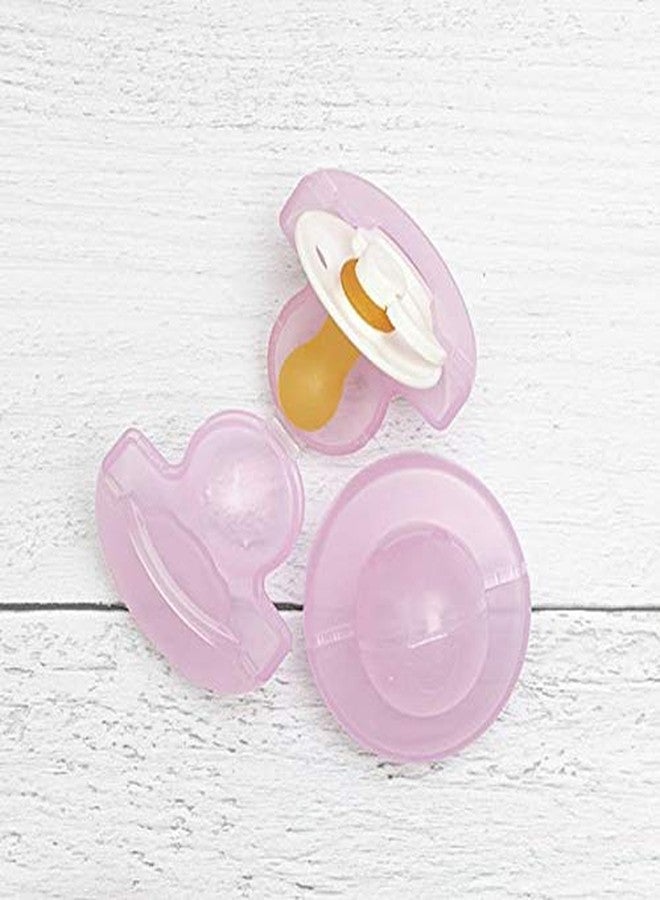 Keepsie The Keepsie Pacifier Cover - Compatible with Pacifiers, Paci Clips & Plush Attachments | BPA-Free Travel Case | Pink, 2-Pack - Image 3