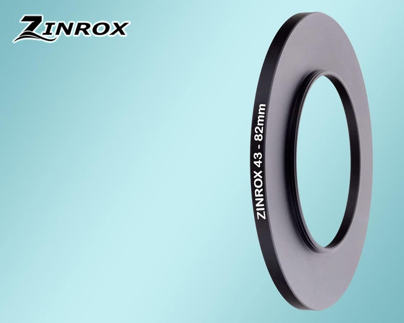 ZINROX® 43-82mm Step Up Lens Filter Adapter Ring, Set of 1 Piece - Size : 43mm to 82mm Stepping Ring - Image 5