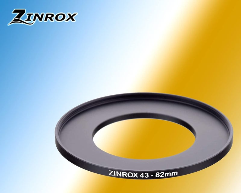 ZINROX® 43-82mm Step Up Lens Filter Adapter Ring, Set of 1 Piece - Size : 43mm to 82mm Stepping Ring - Image 4