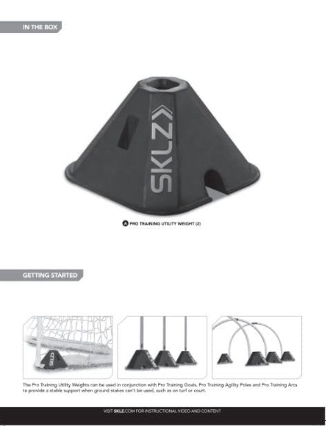 SKLZ Pro Training Utility Weight for Agility Poles, Arc, and Soccer Goals - Image 3