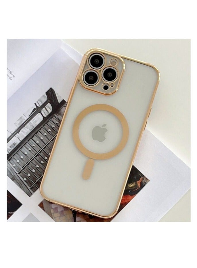 ELTRAZONE iPhone 12 Pro Case, Ultra-Thin Shockproof and Anti-Yellow Protective Cover, Magnetic Phone Cover - Image 1