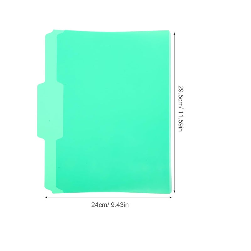 Plastic File Folders Set of 6 for Office Document Organization and Protection - Image 3