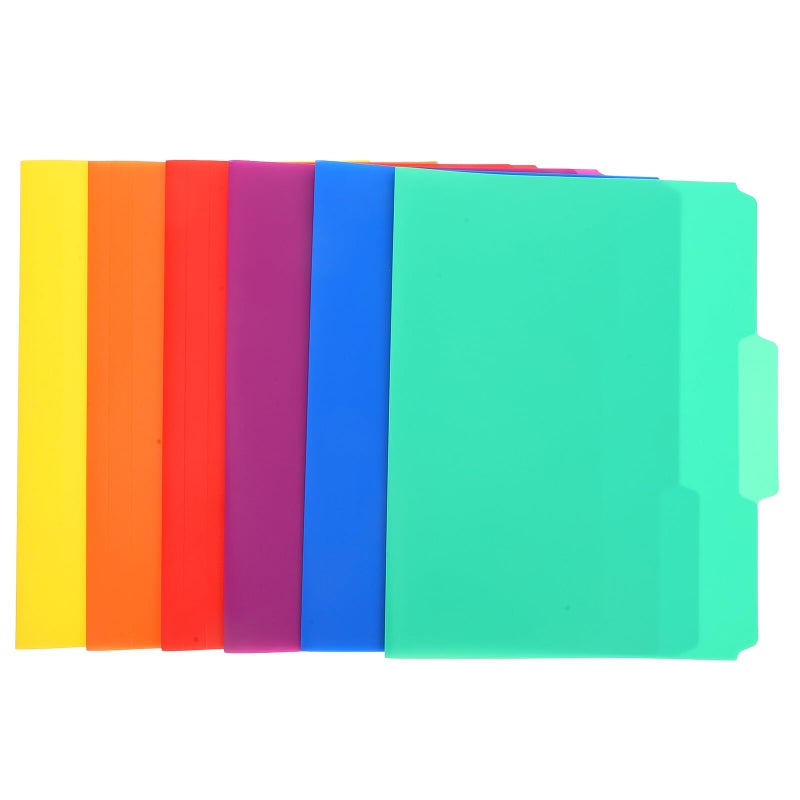 Plastic File Folders Set of 6 for Office Document Organization and Protection - Image 2