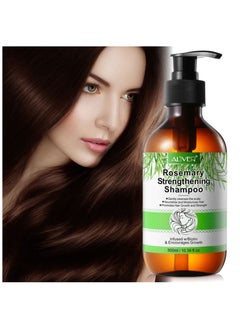 ALIVER Rosemary Strengthening Shampoo Infused with Biotin, Gently Cleanses Scalp and Helps Hair Growth and Strengthen Weak and Brittle Hair, 300ml  - Image 5