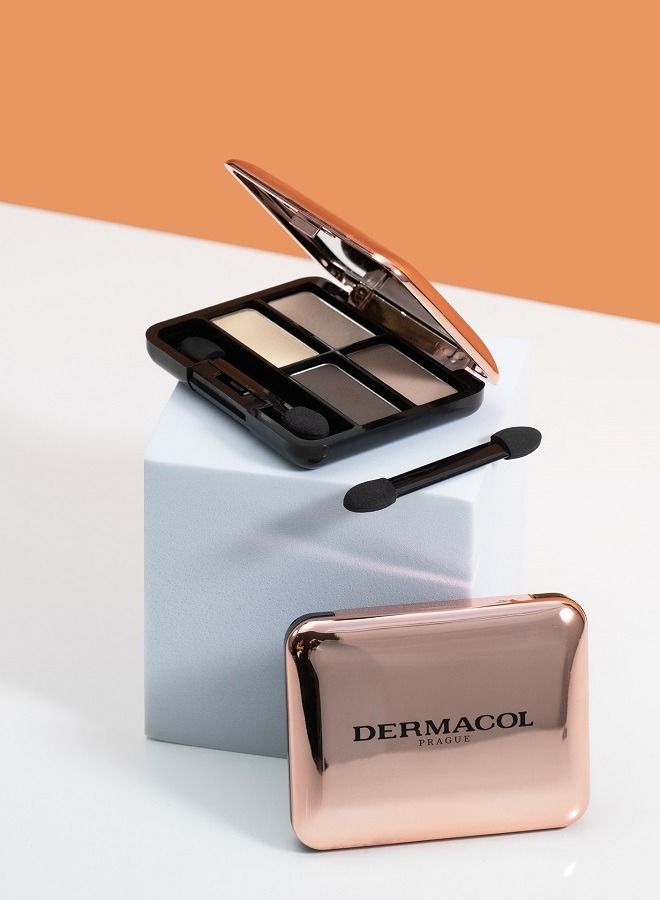 Dermacol Long-lasting matt eye shadow palette  - Image 4