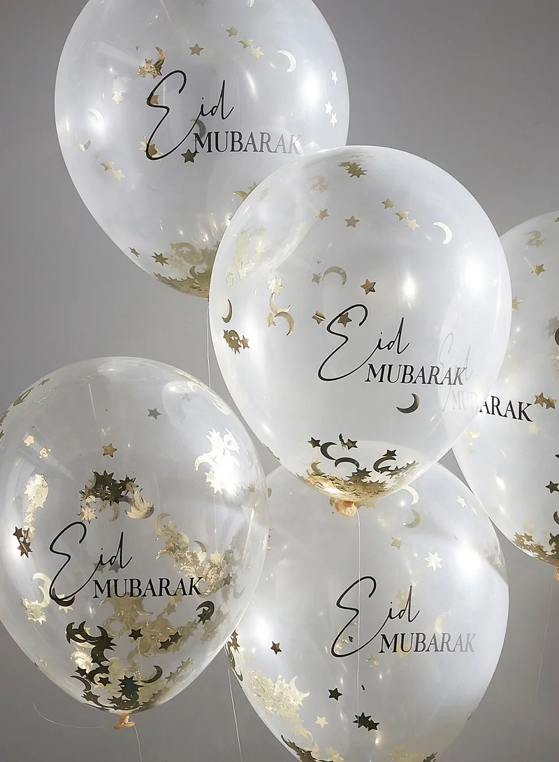 Ginger Ray Eid Mubarak Confetti Balloons