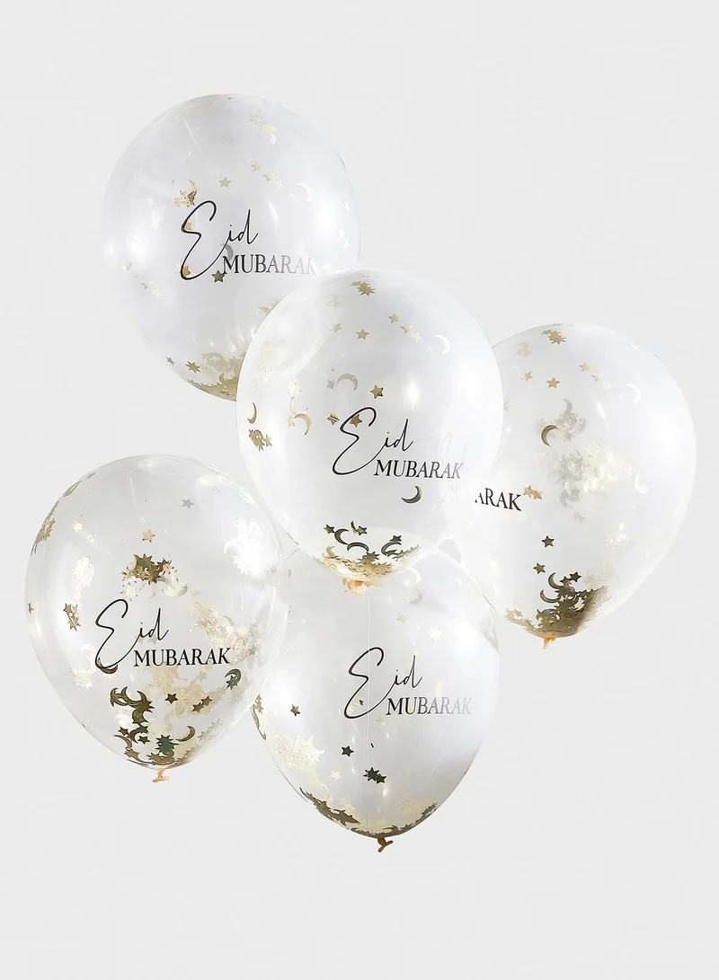 Ginger Ray Eid Mubarak Confetti Balloons