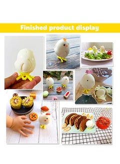 KASTWAVE Cute Chicken Egg Mold, Boiled Egg Shaper, Boiled Egg Mold, Kawaii Egg Tool Chicken Shape, Cute Cartoon Chick Shape Egg Moldfor Children, for Breakfast Omelette Sandwich, Egg Maker Poached  - Image 4
