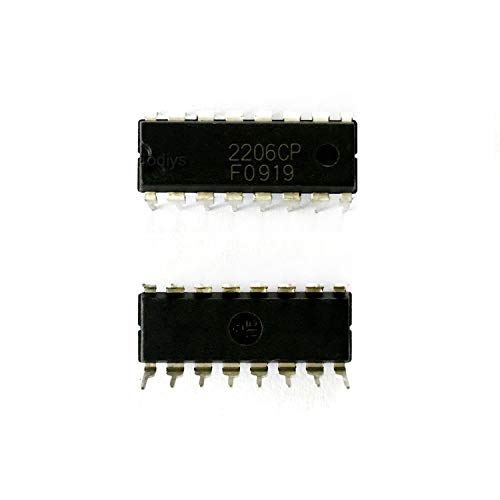 Todiys New 5Pcs for 2206CP XR2206CP XR-2206CP 2206P XR2206P XR-2206P DIP-16 Monolithic Function Generator IC Chip XR2206CP-F - Image 1