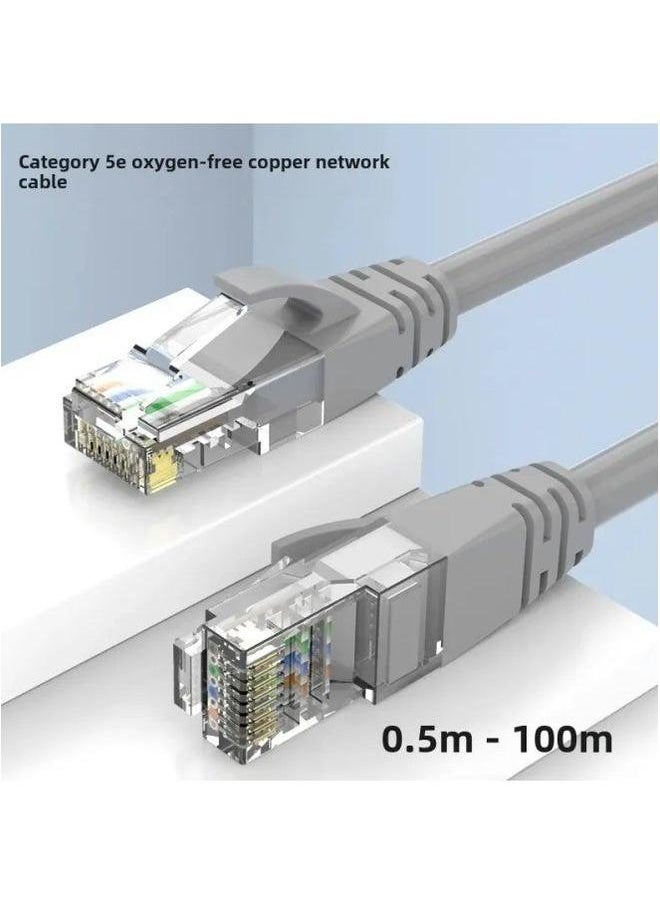 Generic Premium Quality CAT5E Network Cable Gold-Plated Copper Wire POE Monitoring Line Wireless Computer Patch Manufactured In Ch-Line Length:15 M  - Image 1