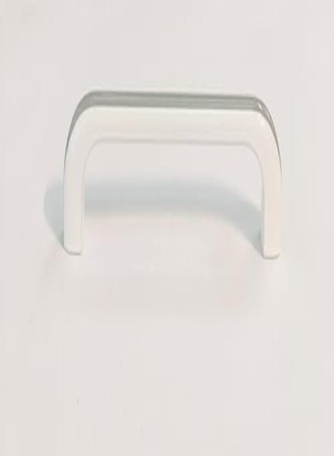 مقبض خزانة مطبخ بمقبض سحاب لون ابيض في صناعة يدوية اسبانه مقاس 96ملي 9.6سم ارتفاع المقبض 2سم - Image 3