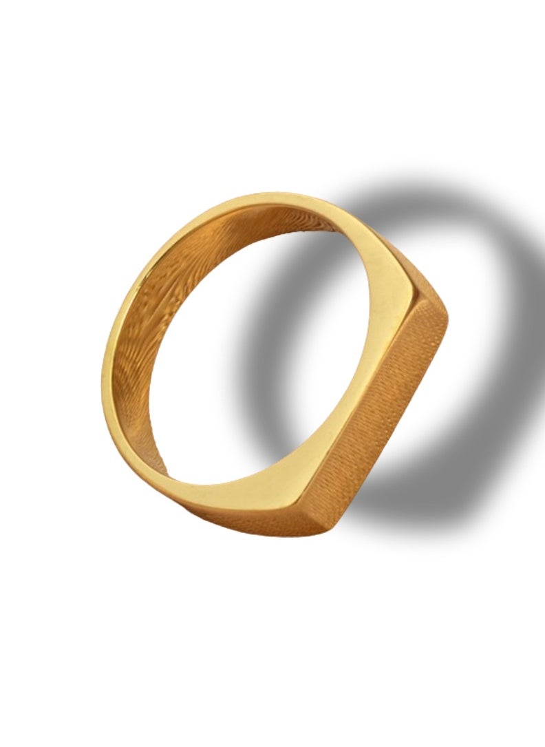 Soko Mesh 18k Gold Ring - Exquisite Women's Jewelry, Wedding Band, Luxury Fashion Accessory, Handcrafted Gold Ring, Timeless and Elegant Design, Perfect Gift for Her, Fine Jewelry Collection  - Image 1
