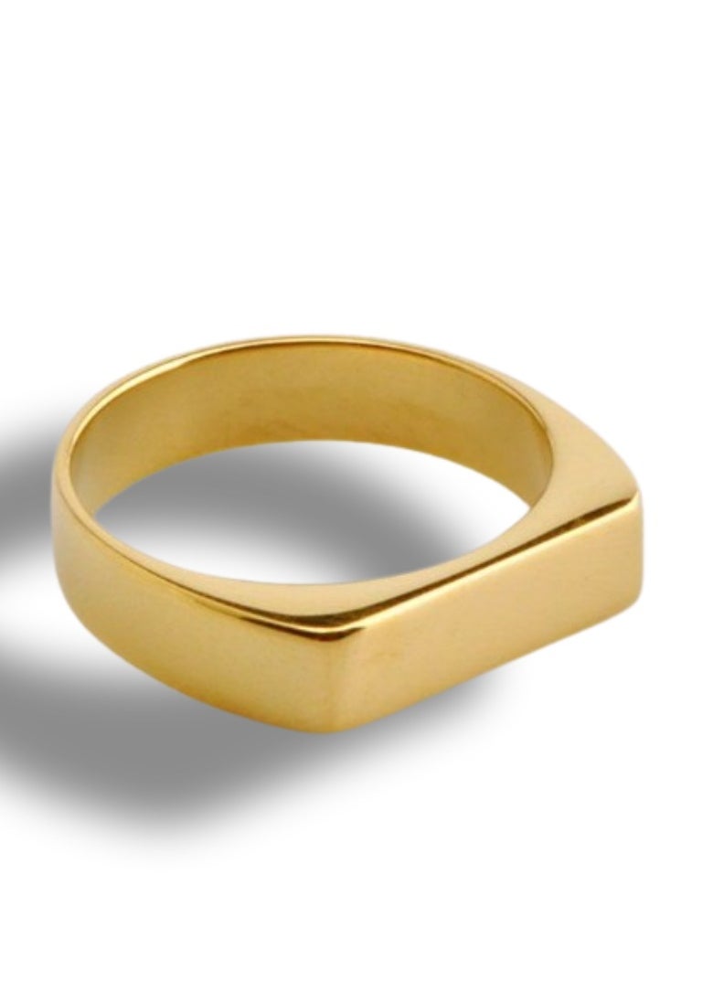 Soko Mesh 18k Gold Ring - Exquisite Women's Jewelry, Wedding Band, Luxury Fashion Accessory, Handcrafted Gold Ring, Timeless and Elegant Design, Perfect Gift for Her, Fine Jewelry Collection  - Image 4