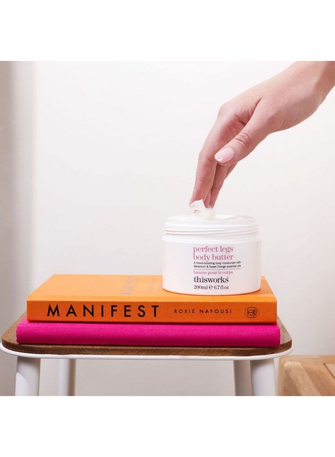 THISWORKS Perfect Legs Body Butter Moisturising Body Cream With Geranium And Sweet Orange Essential Oils Hyaluronic Acid And Shea Butter 200Ml  7.6 Ounce - Image 4