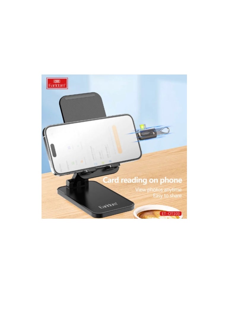Earldom - typec mobile phone card reader applies to Apple  mobile phone computer converter TF memory card adapter OTG - Image 1